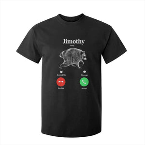 Jimothy Calling Phone Call Seattle Raccoon T Shirt For Kid