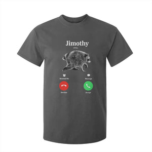 Jimothy Calling Phone Call Seattle Raccoon T Shirt For Kid