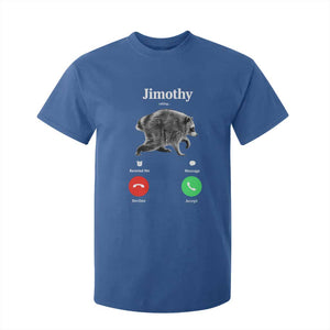 Jimothy Calling Phone Call Seattle Raccoon T Shirt For Kid