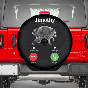 Jimothy Calling Phone Call Seattle Raccoon Spare Tire Cover