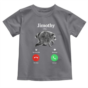 Jimothy Calling Phone Call Seattle Raccoon Toddler T Shirt