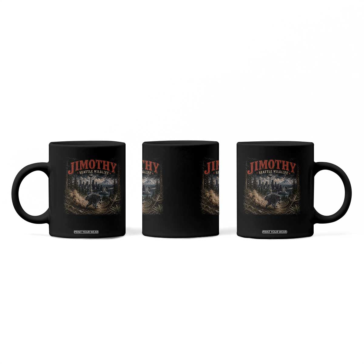 Vintage Jimothy Seattle Wildlife Raccoon Meme Coffee Mug