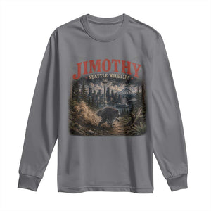 Vintage Jimothy Seattle Wildlife Raccoon Meme Long Sleeve Shirt