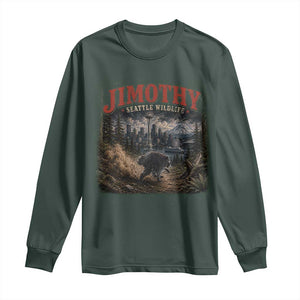 Vintage Jimothy Seattle Wildlife Raccoon Meme Long Sleeve Shirt