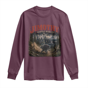 Vintage Jimothy Seattle Wildlife Raccoon Meme Long Sleeve Shirt