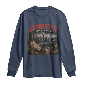 Vintage Jimothy Seattle Wildlife Raccoon Meme Long Sleeve Shirt