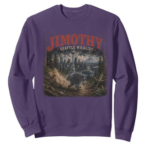 Vintage Jimothy Seattle Wildlife Raccoon Meme Sweatshirt