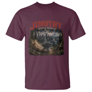 Vintage Jimothy Seattle Wildlife Raccoon Meme T Shirt