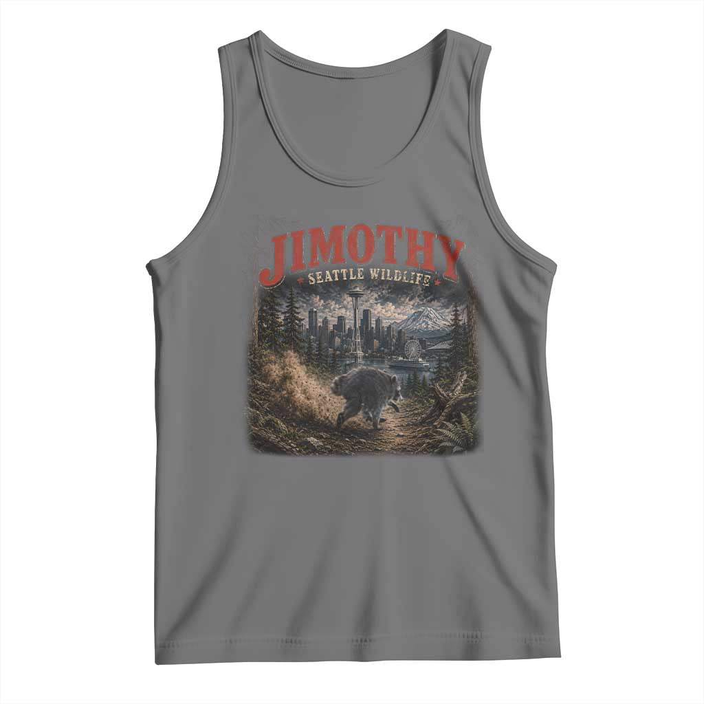 Vintage Jimothy Seattle Wildlife Raccoon Meme Tank Top
