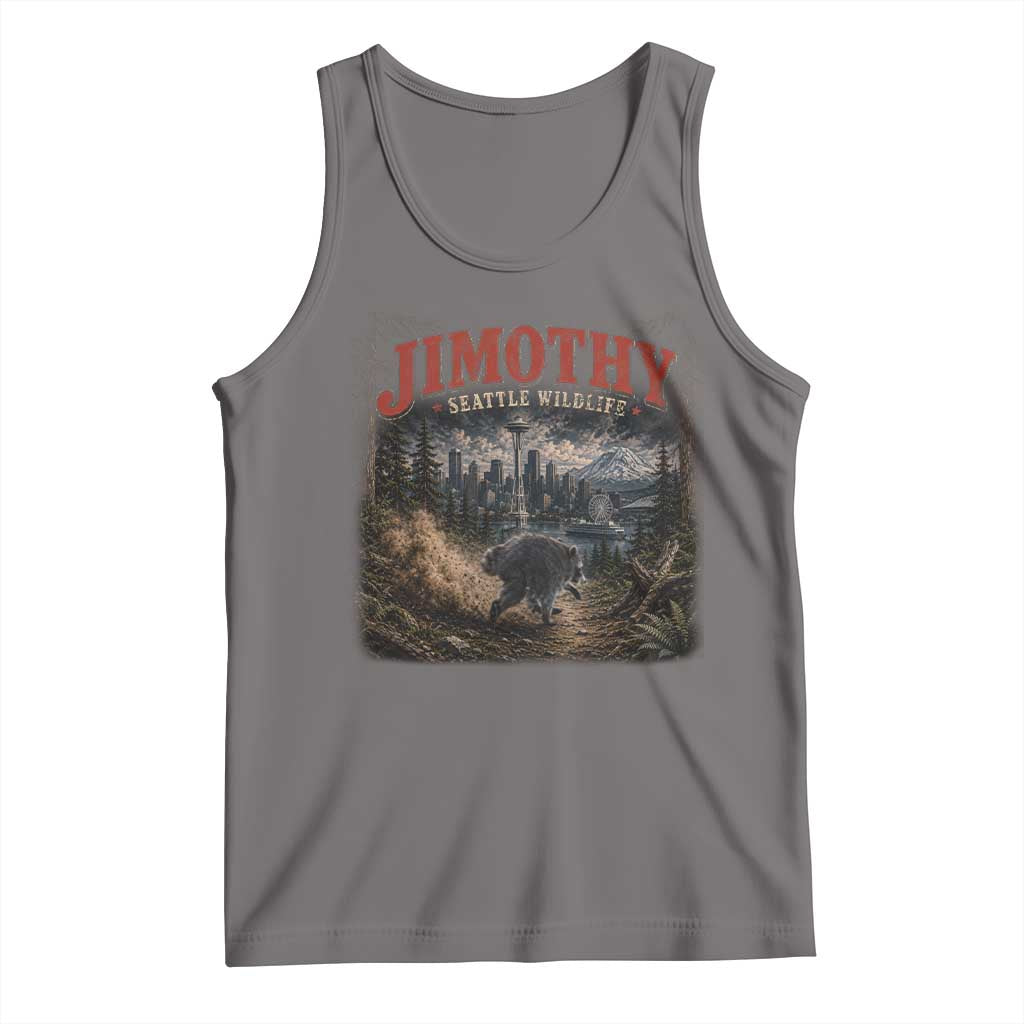Vintage Jimothy Seattle Wildlife Raccoon Meme Tank Top