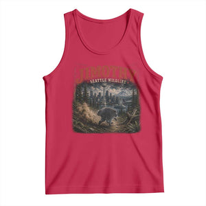 Vintage Jimothy Seattle Wildlife Raccoon Meme Tank Top