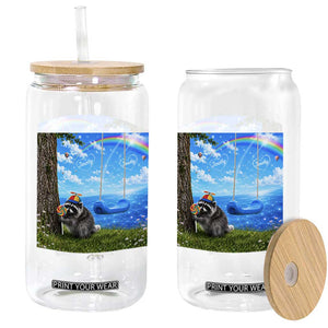 Jimothy Raccoon Dreamcore Glass Can Seattle Trash Panda Gen Z Humor Rainbow Aesthetic