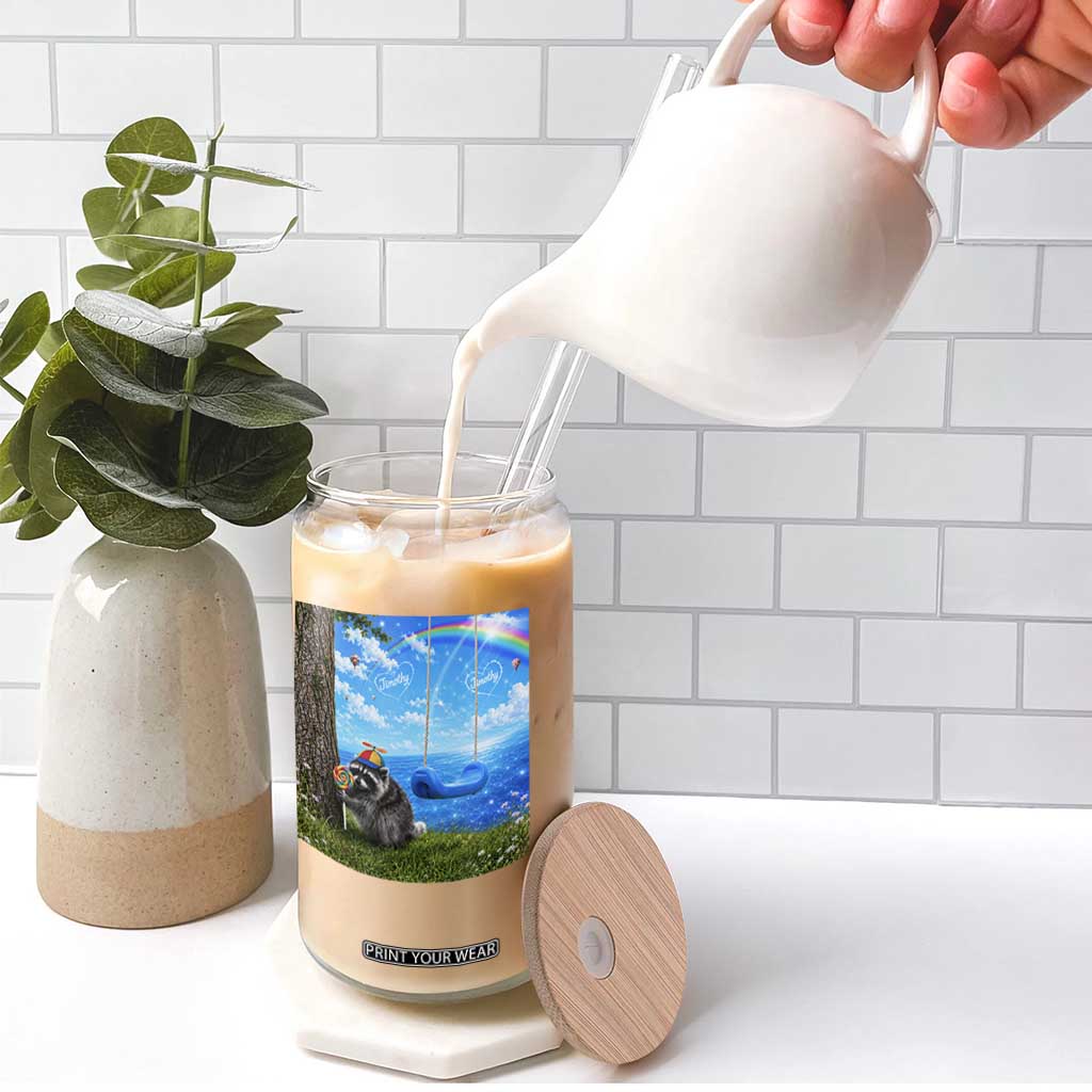Jimothy Raccoon Dreamcore Glass Can Seattle Trash Panda Gen Z Humor Rainbow Aesthetic