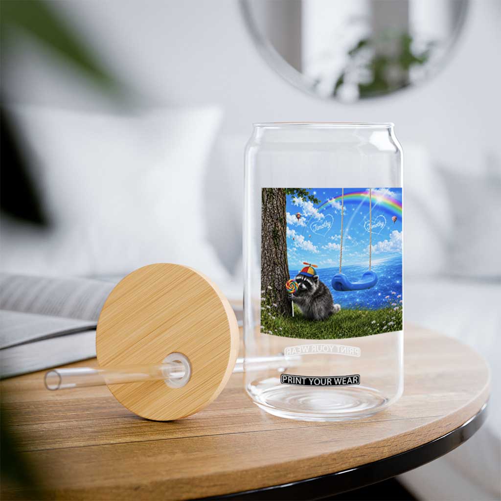Jimothy Raccoon Dreamcore Glass Can Seattle Trash Panda Gen Z Humor Rainbow Aesthetic