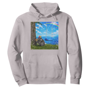 Jimothy Raccoon Dreamcore Hoodie Seattle Trash Panda Gen Z Humor Rainbow Aesthetic