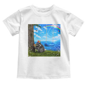 Jimothy Raccoon Dreamcore Toddler T Shirt Seattle Trash Panda Gen Z Humor Rainbow Aesthetic