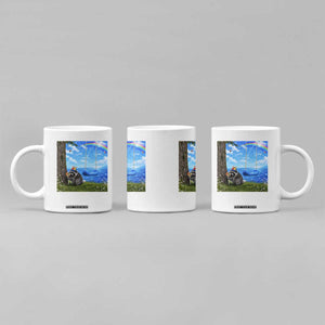 Jimothy Raccoon Dreamcore Coffee Mug Seattle Trash Panda Gen Z Humor Rainbow Aesthetic