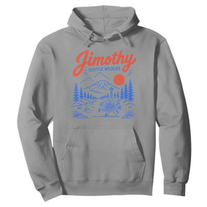 Jimothy Seattle Raccoon Hoodie Vintage Graphic Viral Short Spine Trash Panda Wildlife