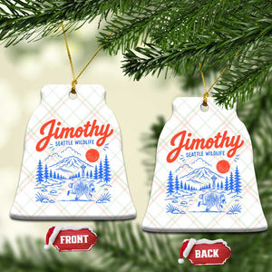 Jimothy Seattle Raccoon Ceramic Ornament Vintage Graphic Viral Short Spine Trash Panda Wildlife
