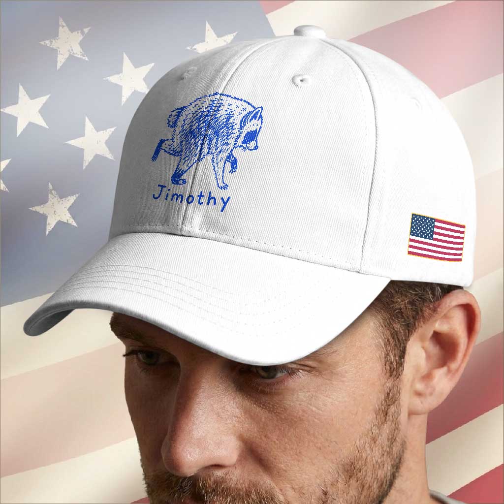 Jimothy Viral Raccoon Baseball Cap Funny Trash Panda Wildlife