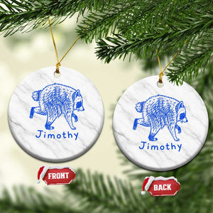 Jimothy Viral Raccoon Ceramic Ornament Funny Trash Panda Wildlife