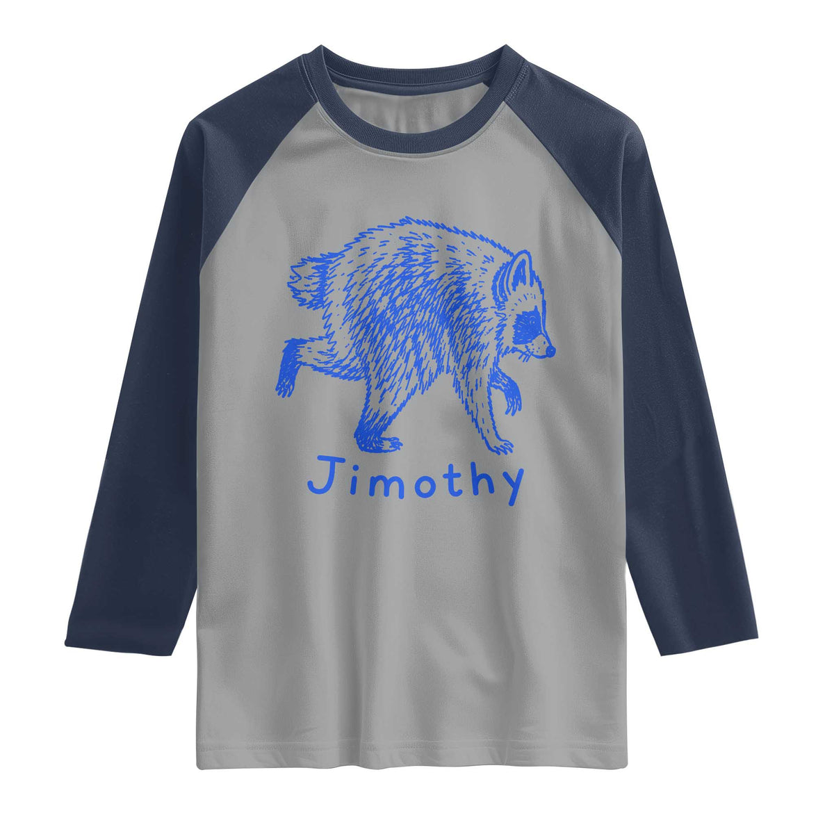Jimothy Viral Raccoon Raglan Shirt Funny Trash Panda Wildlife