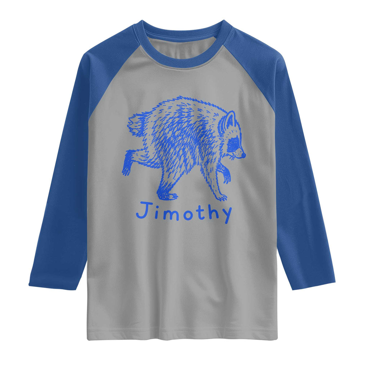 Jimothy Viral Raccoon Raglan Shirt Funny Trash Panda Wildlife