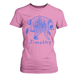 Jimothy Viral Raccoon T Shirt For Women Funny Trash Panda Wildlife