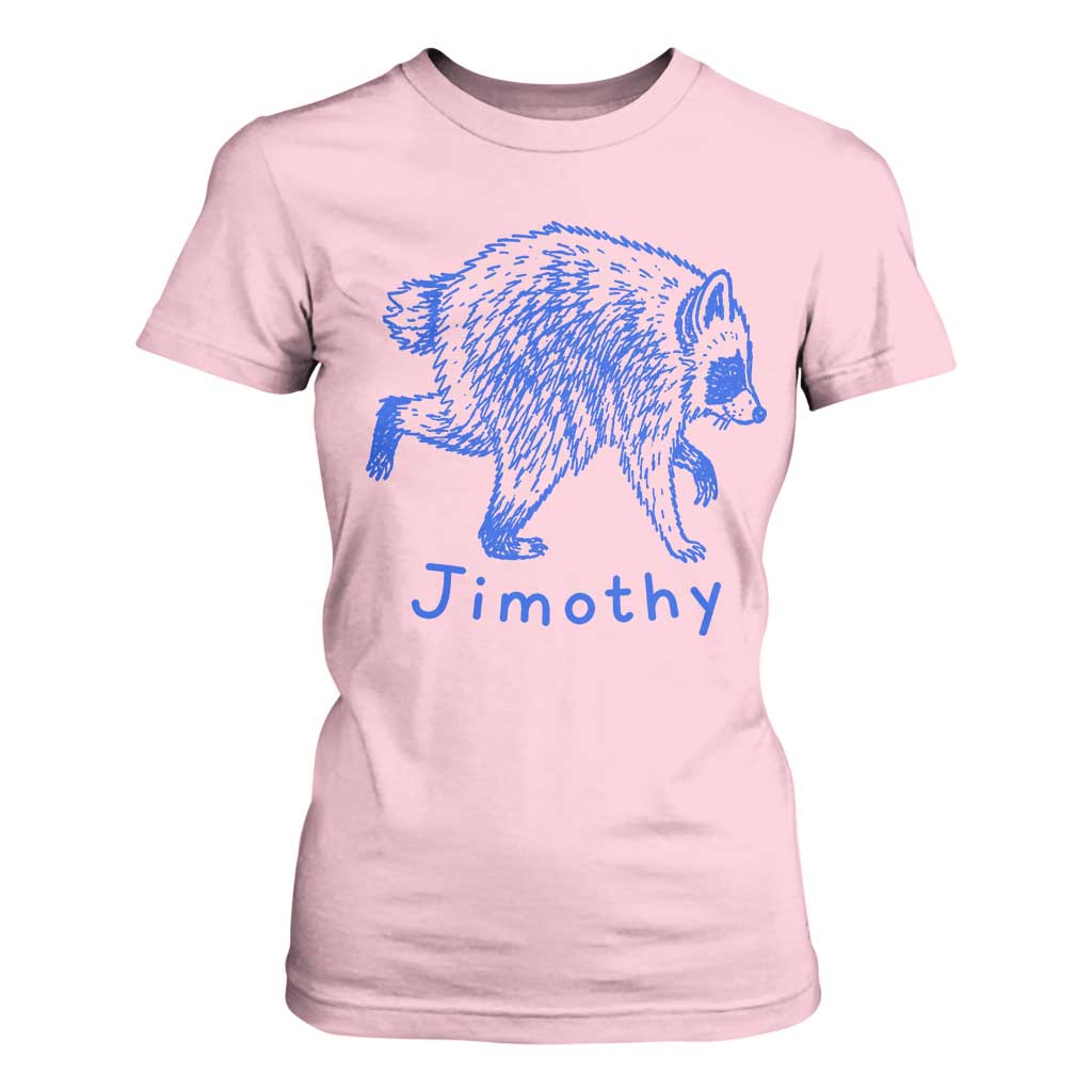 Jimothy Viral Raccoon T Shirt For Women Funny Trash Panda Wildlife