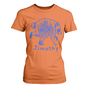 Jimothy Viral Raccoon T Shirt For Women Funny Trash Panda Wildlife