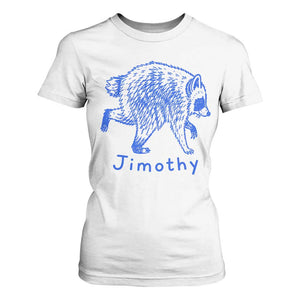 Jimothy Viral Raccoon T Shirt For Women Funny Trash Panda Wildlife