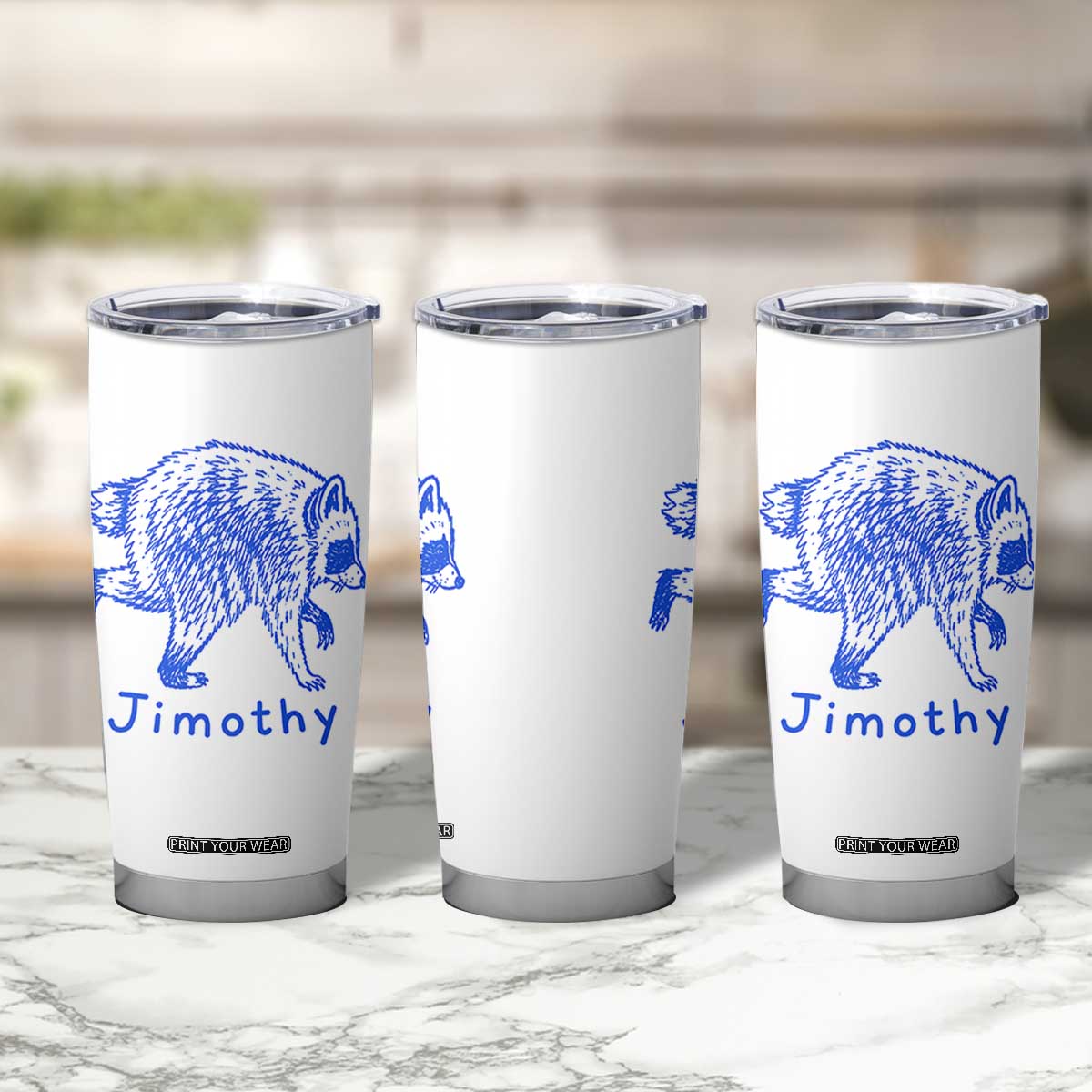 Jimothy Viral Raccoon Tumbler Cup Funny Trash Panda Wildlife