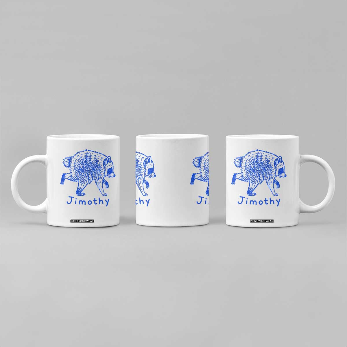Jimothy Viral Raccoon Coffee Mug Funny Trash Panda Wildlife