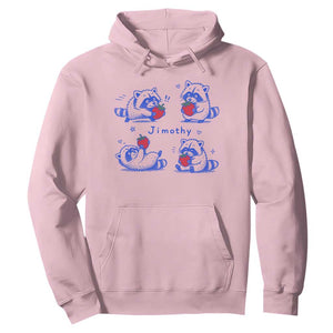 Funny Jimothy Viral Raccoon Hoodie Cute Baby Trash Panda Strawberry