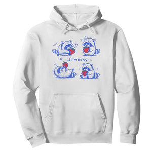 Funny Jimothy Viral Raccoon Hoodie Cute Baby Trash Panda Strawberry