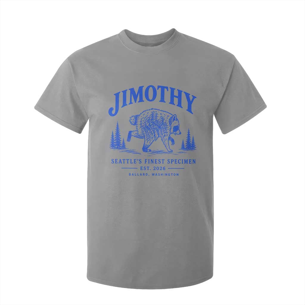 Jimothy Viral Raccoon From Seattle T Shirt For Kid Funny Trash Panda Wildlife Seattle Feral Legend