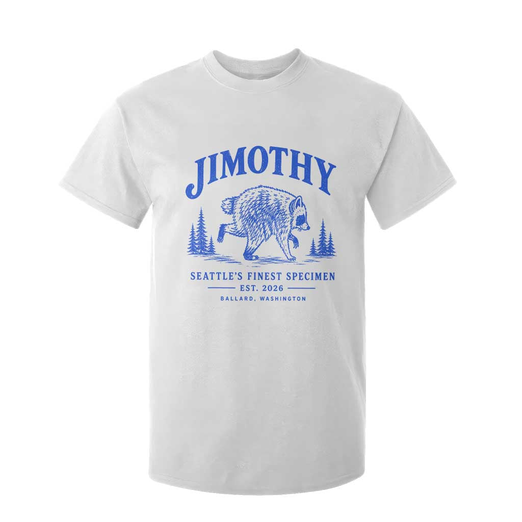 Jimothy Viral Raccoon From Seattle T Shirt For Kid Funny Trash Panda Wildlife Seattle Feral Legend TS10 White Print Your Wear