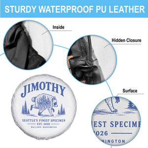Jimothy Viral Raccoon From Seattle Spare Tire Cover Funny Trash Panda Wildlife Seattle Feral Legend