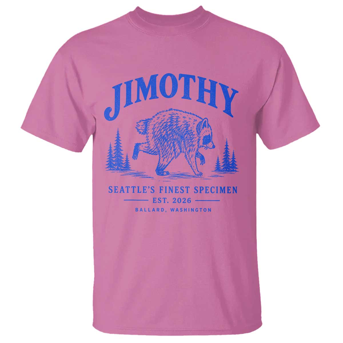 Jimothy Viral Raccoon From Seattle T Shirt Funny Trash Panda Wildlife Seattle Feral Legend