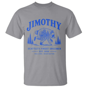 Jimothy Viral Raccoon From Seattle T Shirt Funny Trash Panda Wildlife Seattle Feral Legend