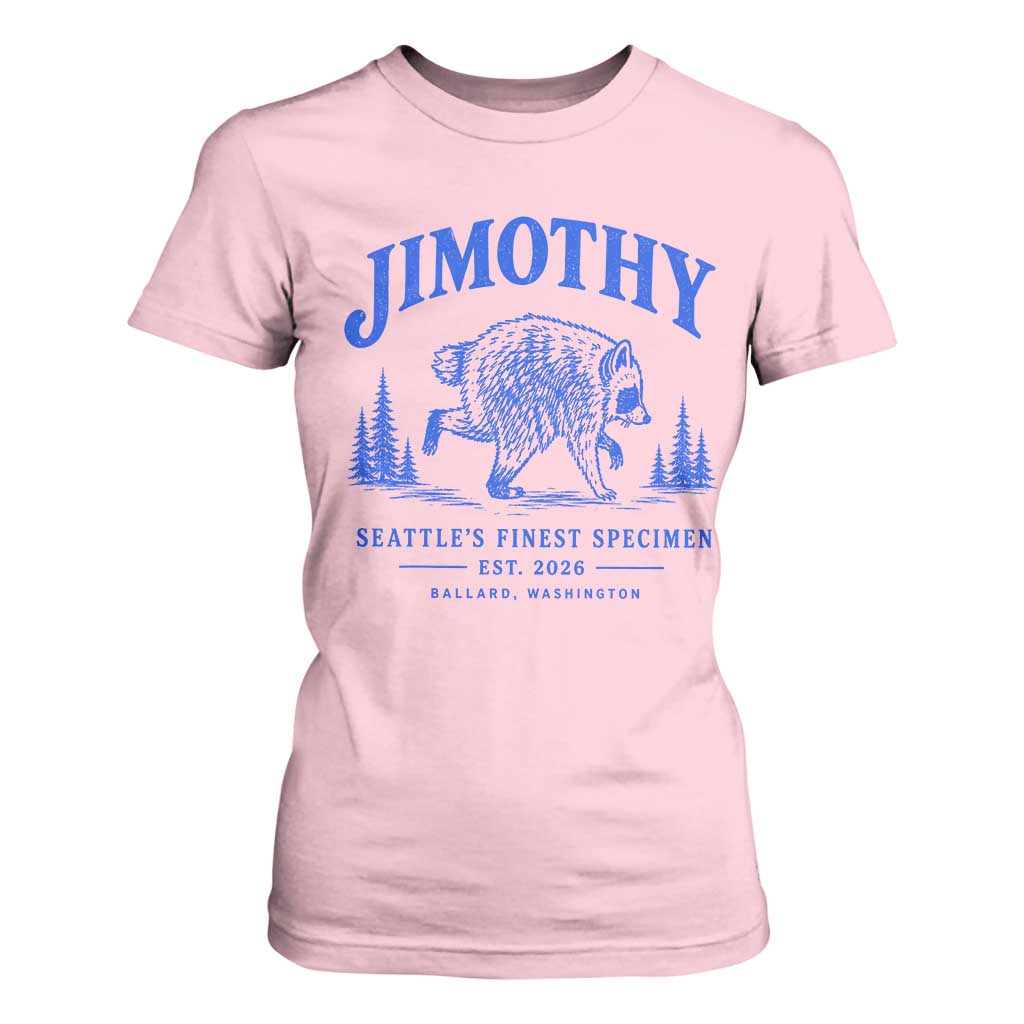 Jimothy Viral Raccoon From Seattle T Shirt For Women Funny Trash Panda Wildlife Seattle Feral Legend