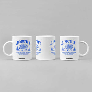 Jimothy Viral Raccoon From Seattle Coffee Mug Funny Trash Panda Wildlife Seattle Feral Legend