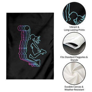 Basketball Girl Garden Flag Player Slam Dunk Teens Girls TS10 Print Your Wear