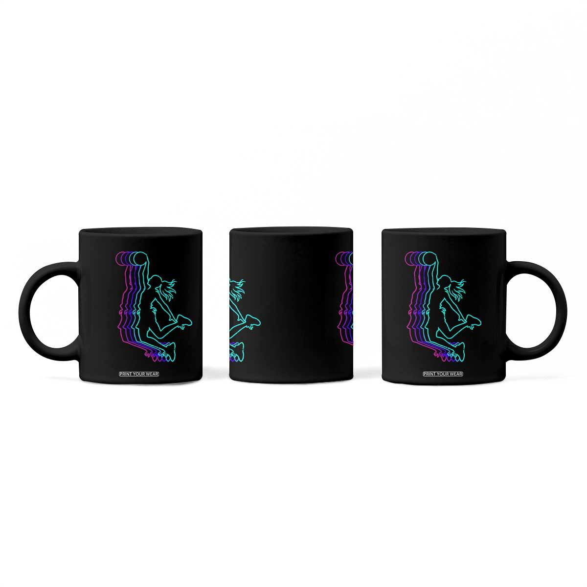 Basketball Girl Coffee Mug Player Slam Dunk Teens Girls TS10 Print Your Wear