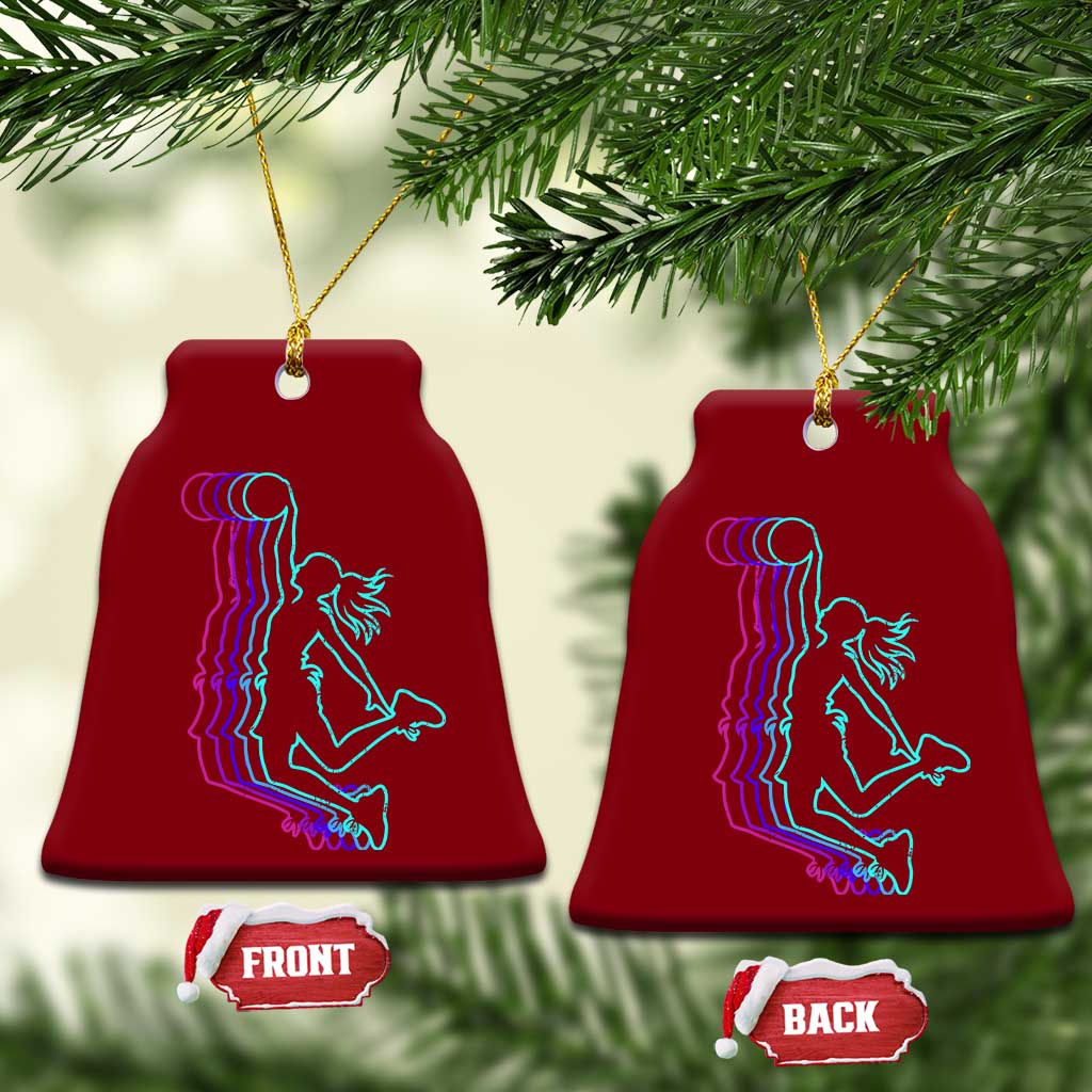 Basketball Girl Ceramic Ornament Player Slam Dunk Teens Girls TS10 Print Your Wear