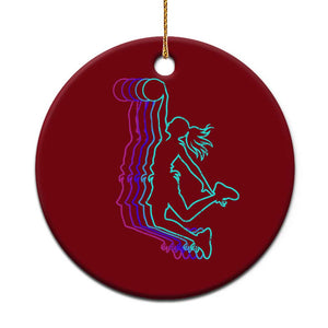 Basketball Girl Ceramic Ornament Player Slam Dunk Teens Girls TS10 1pc Red Print Your Wear