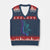 Basketball Girl V-Neck Knit Sweater Vest Player Slam Dunk Teens Girls TS10 Navy Red Print Your Wear