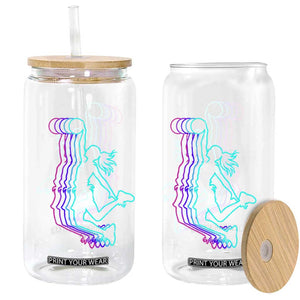 Basketball Girl Glass Can Player Slam Dunk Teens Girls TS10 Print Your Wear