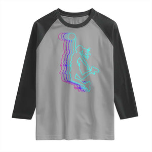Basketball Girl Raglan Shirt Player Slam Dunk Teens Girls TS10 Sport Gray Black Print Your Wear