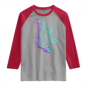 Basketball Girl Raglan Shirt Player Slam Dunk Teens Girls TS10 Sport Gray Red Print Your Wear